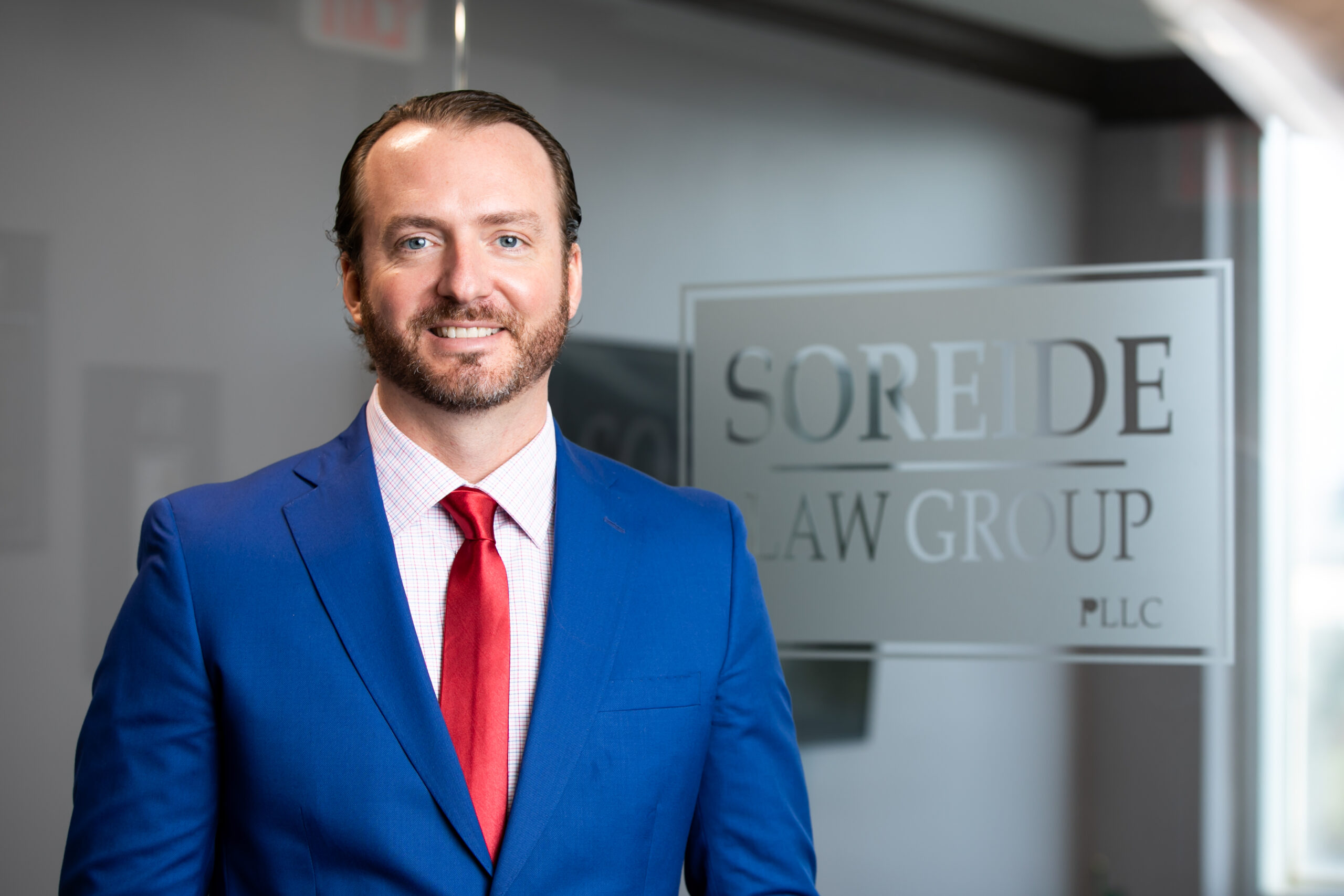 Lars K. Soreide, Florida professional license defense attorney, at the offices of Soreide Law Group